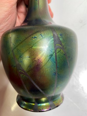 Lot 3 - A Heliosine iridescent pottery vase