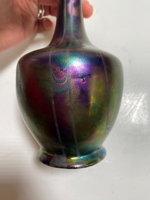 Lot 3 - A Heliosine iridescent pottery vase