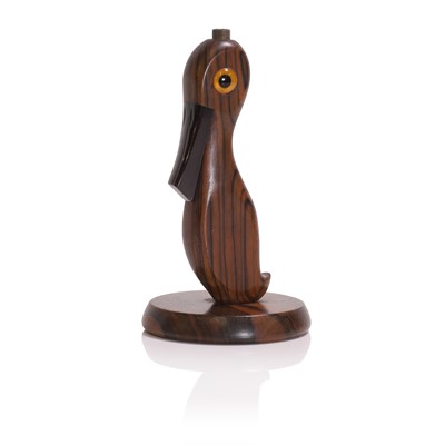 Lot 73 - A Dunhill 'YZ' Macassar ebony 'Pelican' lamp base