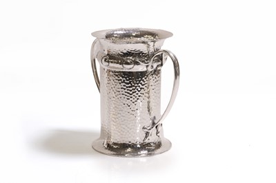 Lot 13 - A silver-plated wine cooler