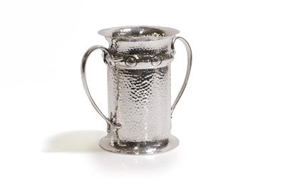 Lot 13 - A silver-plated wine cooler