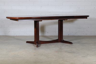 Lot 211 - A Danish rosewood dining table