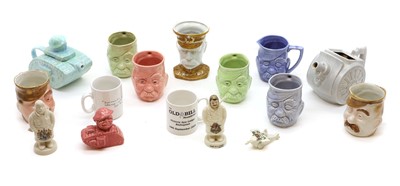 Lot 160 - A collection of porcelain wares, of war interest