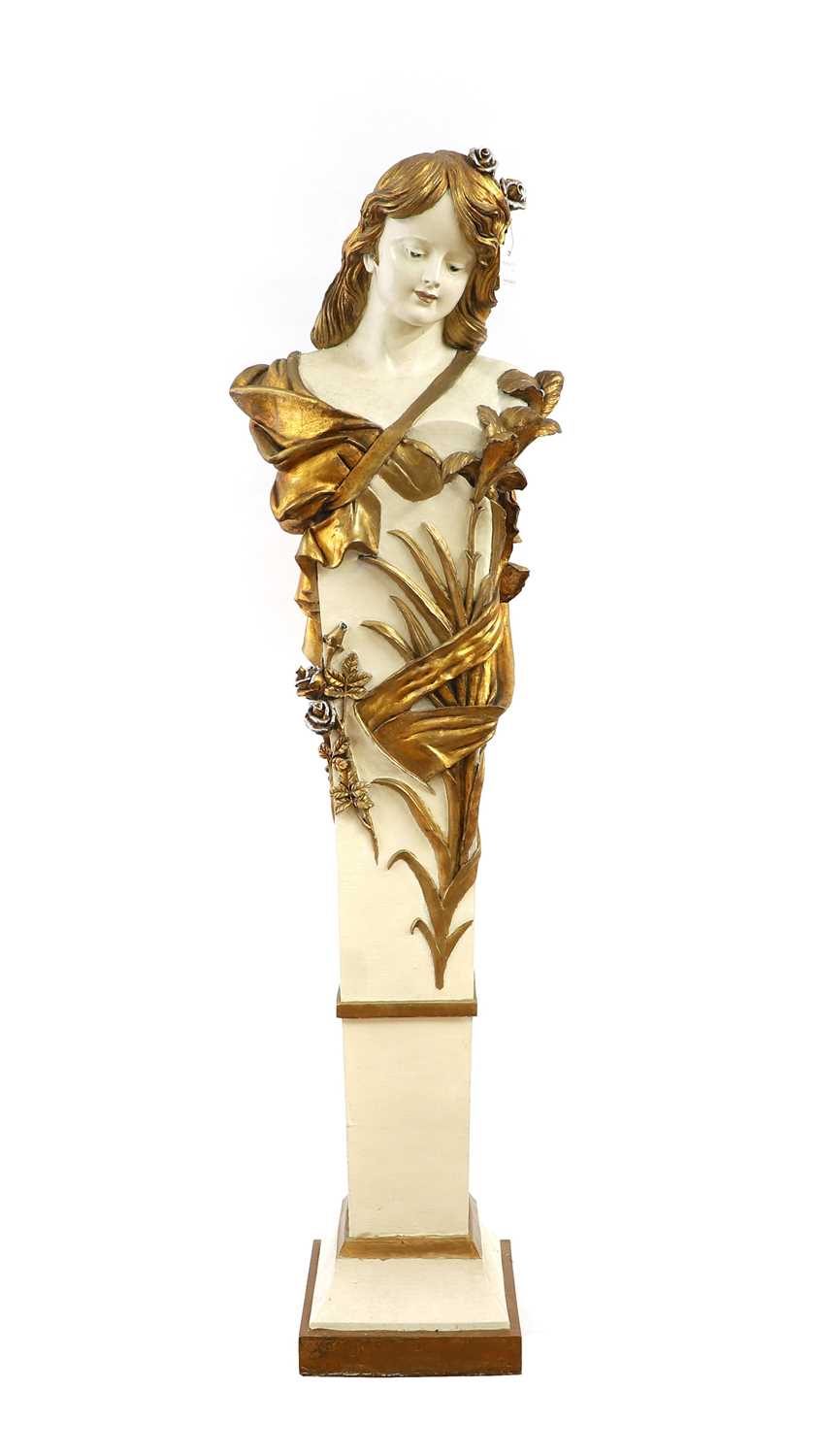 Lot 230A - A plaster bust stand