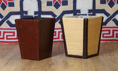 Lot Two waste paper baskets