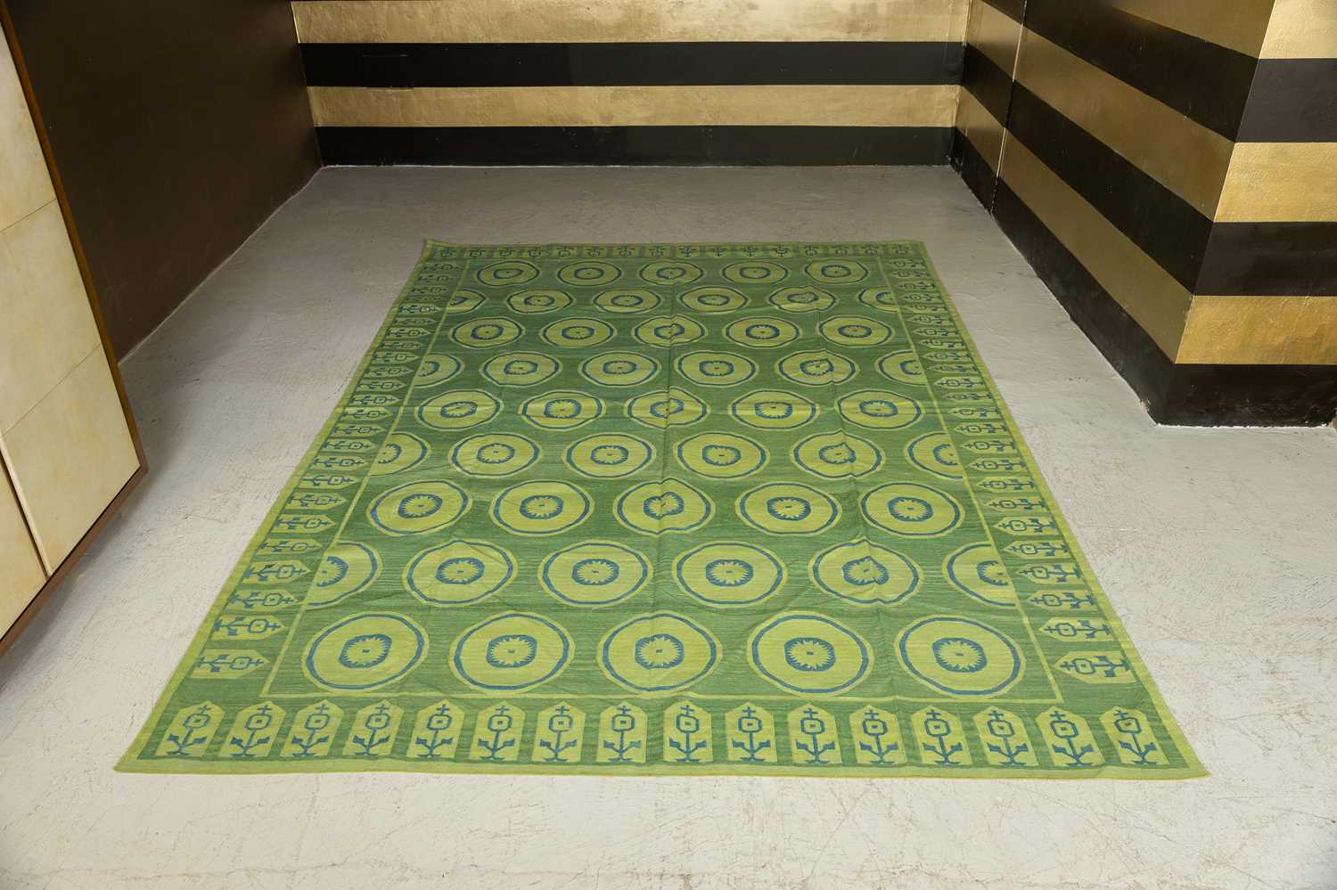 Lot 169 - A flat-weave dhurrie