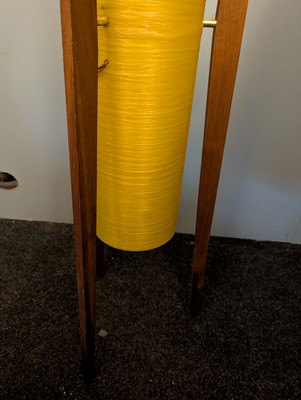 Lot 400 - A pair of teak 'Rocket' floor lamps