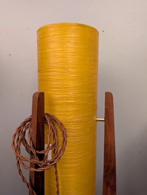 Lot 400 - A pair of teak 'Rocket' floor lamps