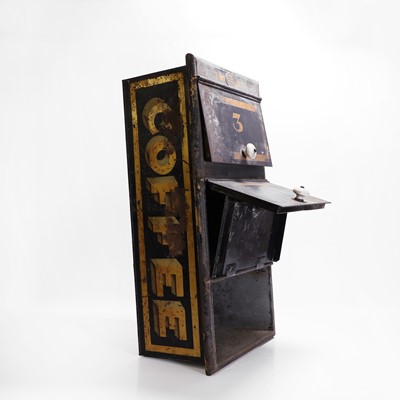 Lot 156 - A large toleware coffee tin