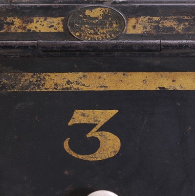 Lot 156 - A large toleware coffee tin