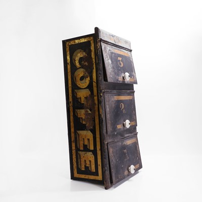 Lot 156 - A large toleware coffee tin