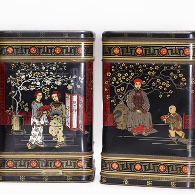 Lot 450 - A collection of Victorian advertising tins and containers