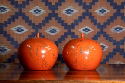 Lot A pair of modern Chinese ginger jars