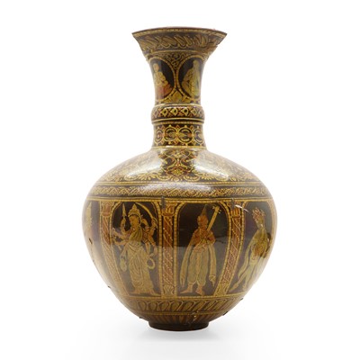 Lot 119 - A Bombay School of Art 'Wonderland' pottery vase