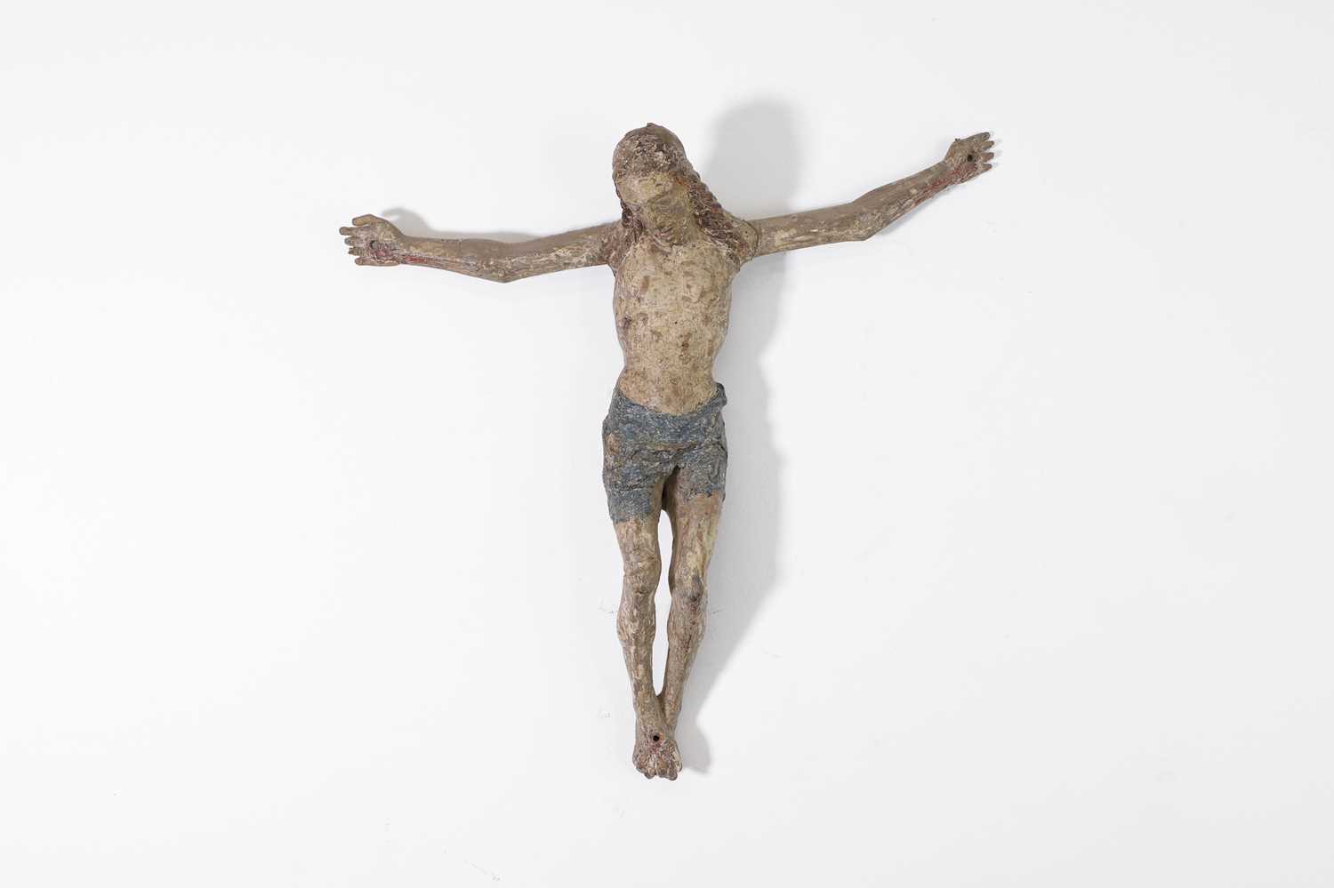 Lot 296 - A carved softwood Corpus Christi