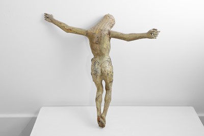 Lot 296 - A carved softwood Corpus Christi