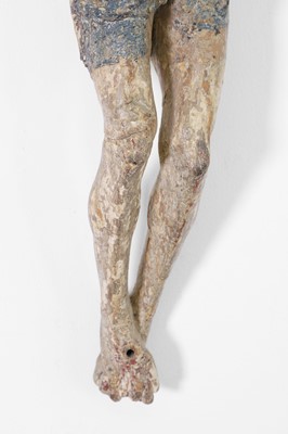 Lot 296 - A carved softwood Corpus Christi