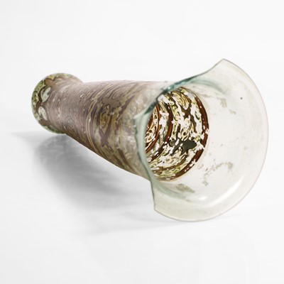 Lot 442 - An enamelled and gilded mosque lamp insert