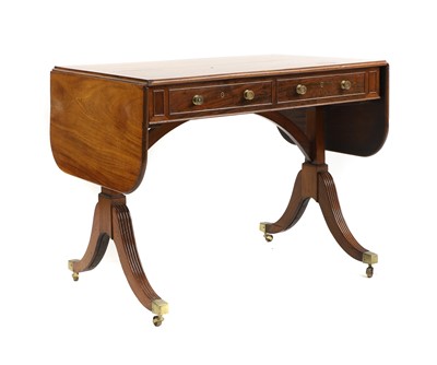 Lot 432 - A mahogany sofa table