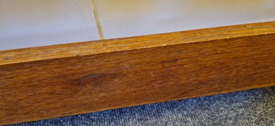 Lot 15 - An Arts and Crafts oak bed