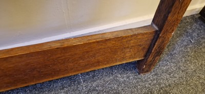 Lot 15 - An Arts and Crafts oak bed