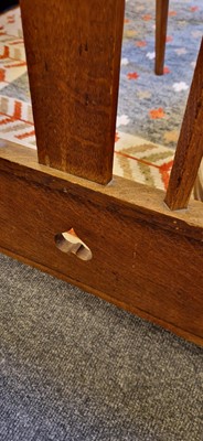 Lot 15 - An Arts and Crafts oak bed