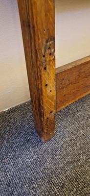 Lot 15 - An Arts and Crafts oak bed