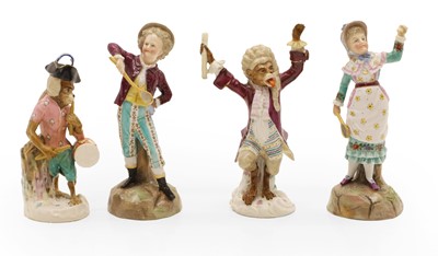 Lot 107 - Four German porcelain figures