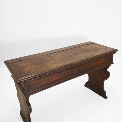 Lot 223 - A Genoese walnut writing desk