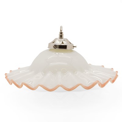 Lot 201 - A glass ceiling light