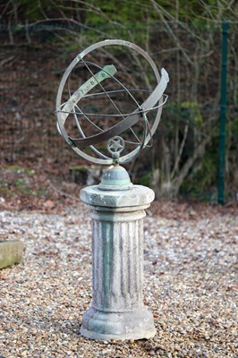 Lot 365 - A garden armillary sphere