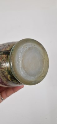 Lot 38 - A Daum enamelled cameo glass ‘Paysage d'Été’ landscape vase