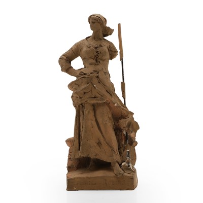 Lot 48 - A clay maquette