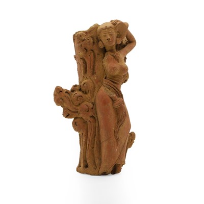 Lot 73 - A terracotta figure