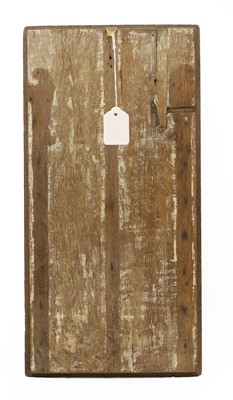 Lot 102 - A carved oak Gothic panel