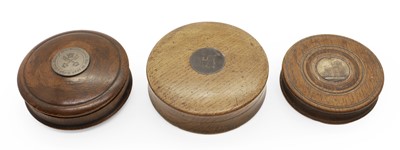 Lot 138 - A group of three Victorian oak boxes