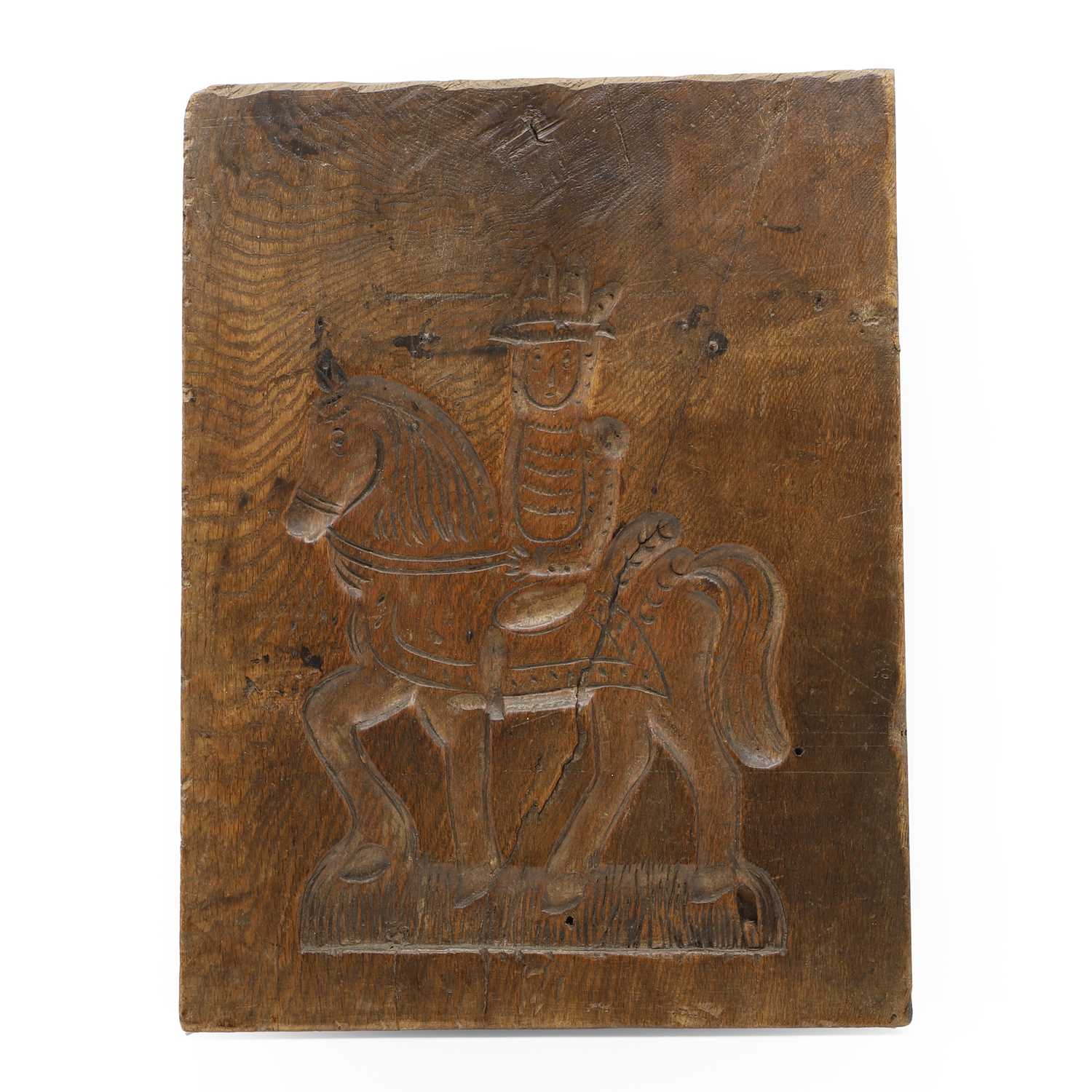 Lot 88 - A carved wood gingerbread mould