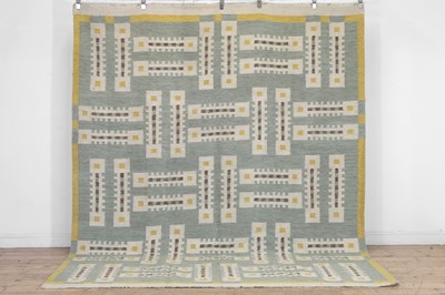 Lot 65 - A flat-weave wool carpet of Scandinavian design