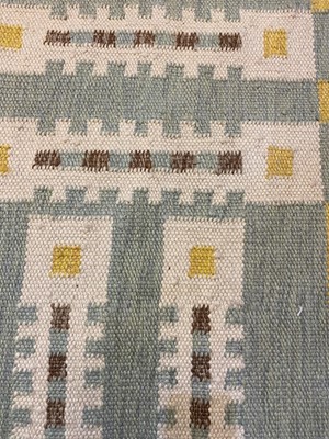 Lot 65 - A flat-weave wool carpet of Scandinavian design
