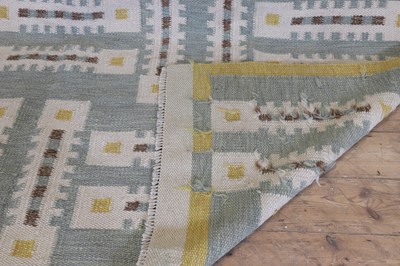 Lot 65 - A flat-weave wool carpet of Scandinavian design