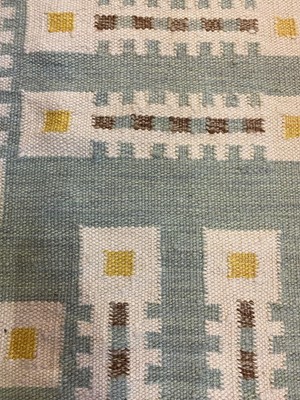 Lot 65 - A flat-weave wool carpet of Scandinavian design