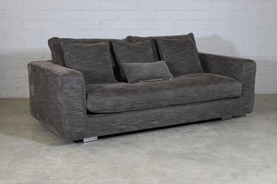 Lot 403 - A contemporary two-seater sofa