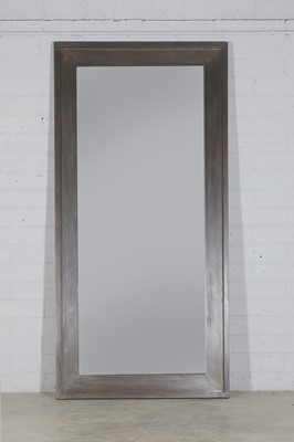 Lot 441 - A large silvered wall mirror