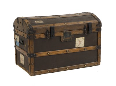 Lot 371 - A domed top trunk