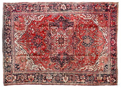 Lot 367 - A Heriz carpet