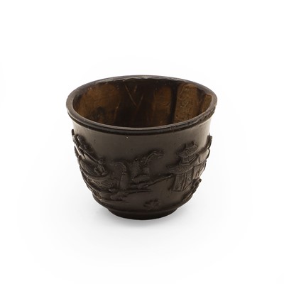 Lot 56 - A Chinese coconut cup