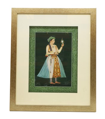 Lot 65A - A Mughal-style portrait