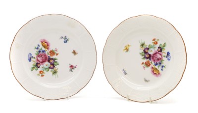 Lot 128 - A near pair of KPM Berlin plates