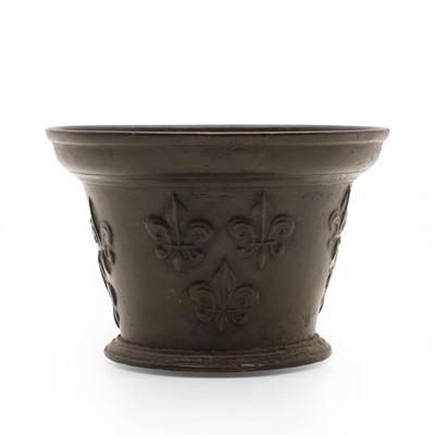 Lot 56 - A bronze mortar