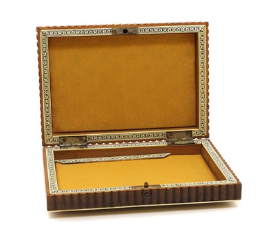 Lot 55 - An Anglo-Indian ivory and sandalwood box